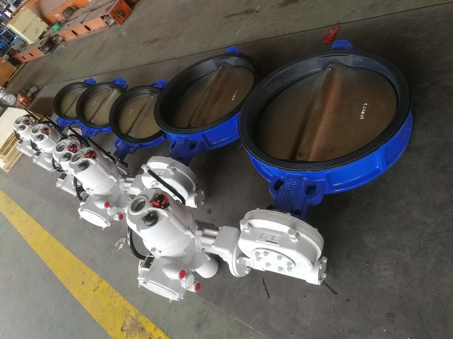 電動(dòng)對夾蝶閥